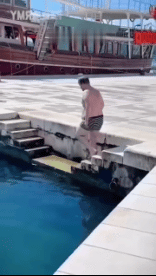 Humor -  Fun MENSCHEN Treppe Fail Serie 01 