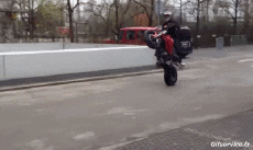 Humor -  Fun Transport Motorcycles Road - Fail 