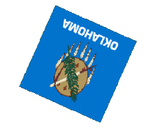 Flags America U.S.A - States Oklahoma Sphere - Cube 