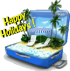 Messages English Happy Holidays Transparent Background 10 