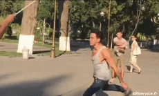 Humor -  Fun PEOPLE Acrobatics Various Fun Win 01 