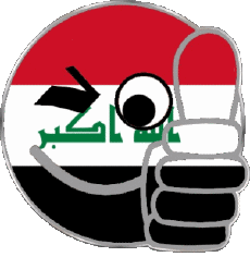 Bandiere Asia Iraq Faccina - OK 