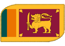 Fahnen Asien Sri Lanka Rechteck 