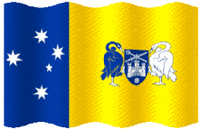 Banderas Oceanía Australia Australian Capital Territory Ondulación 