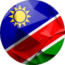 Flags Africa Namibia Round 