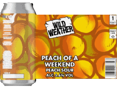 Peach of weekend-Getränke Bier UK Wild Weather Peach of weekend