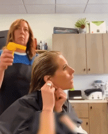 Humor -  Fun MENSCHEN Friseurhaare Serie 01 