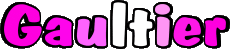 Nombre MASCULINO - Francia G Gaultier 