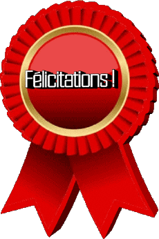 Nachrichten Französisch Félicitations 01 