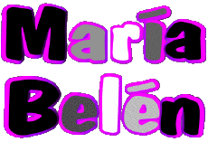 First Names FEMININE - Spain M Composed María Belén 