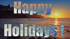 Nachrichten Englisch Happy Holidays Animierter Hintergrund 001 