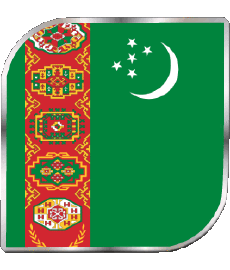 Fahnen Asien Turkmenistan Platz 