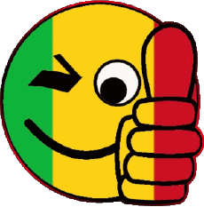 Banderas África Mali Smiley - OK 