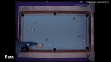 Bata-Humor -  Fun Sports Pool Table Best Off Shot 