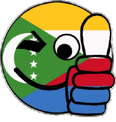 Bandiere Africa Comoros Faccina - OK 
