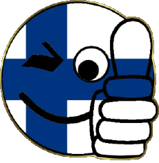 Flags Europe Finland Smiley - OK 