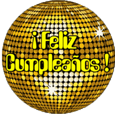 Messages Espagnol Feliz Cumpleaños Abstracto - Geométrico 013 