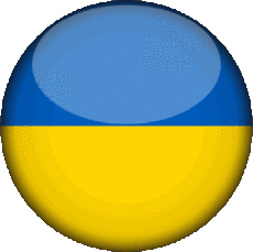 Bandiere Europa Ucraina Tondo 