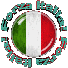 Messages Italien Forza Italia Bandiera - Mappa 