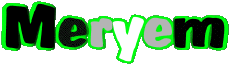 Nome FEMMINILE - Maghreb Musulmano M Meryem 