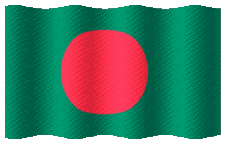 Fahnen Asien Bangladesch Welligkeit 