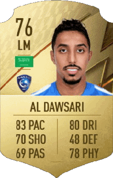 Multimedia Videospiele F I F A - Karten Spieler Saudi-Arabien Salem Al Dawsari 