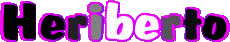 Prénoms MASCULIN - Espagne H Heriberto 