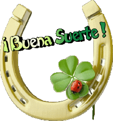 Messages Spanish Buena Suerte Transparent Background 08 