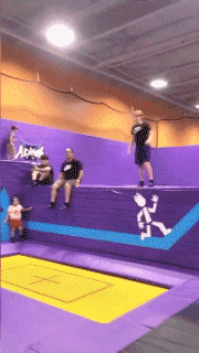 Umorismo -  Fun Sportivo Trampolino Interno Fail 