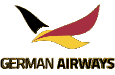 Transporte Aviones - Aerolínea Europa Alemania German Airways 