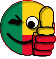 Banderas África Benin Smiley - OK 