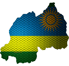 Drapeaux Afrique Rwanda Carte 