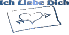 Messagi Tedesco Ich Liebe Dich Cuore 