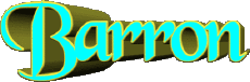 First Names MASCULINE -  UK - USA - IRL - AUS - NZ B Barron 