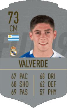 Multimedia Videogiochi F I F A - Giocatori carte Uruguay Federico Valverde 