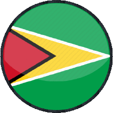 Bandiere America Guyana Tondo 