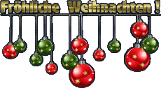 Messages Allemand Fröhliche  Weihnachten Serie 07 