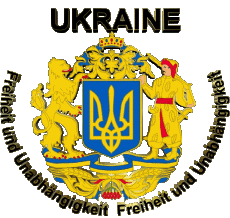 Fahnen Europa Ukraine Freiheit und Unabhängigkeit 