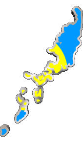 Banderas Oceanía Palau Mapa 