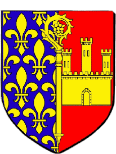 Blazon-Flags France Departments - Cities 95 SAINT OUEN L_AUMONE Blazon