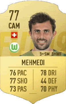 Multi Média Jeux Vidéo F I F A - Joueurs Cartes Suisse Admir Mehmedi 