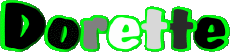 Vorname WEIBLICH - Deutschland D Dorette 
