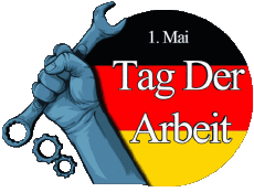 Mensajes Alemán 1. Mai Tag Der Arbeit - Deutschland 