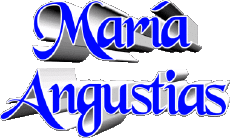 Vorname WEIBLICH - Spanien M Zusammengesetzter María Angustias 