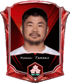 Deportes Rugby - Jugadores Japón Fumiaki Tanaka 