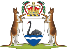 Fahnen Ozeanien Australien Western Australia Wappen 