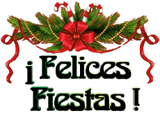 Messages Spanish Felices Fiestas Serie 16 