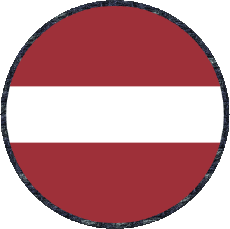 Flags Europe Latvia Round 