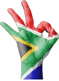 Fahnen Afrika Südafrika Verschiedene 