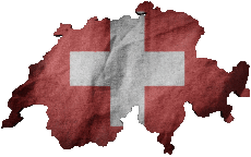 Flags Europe Swiss Map 